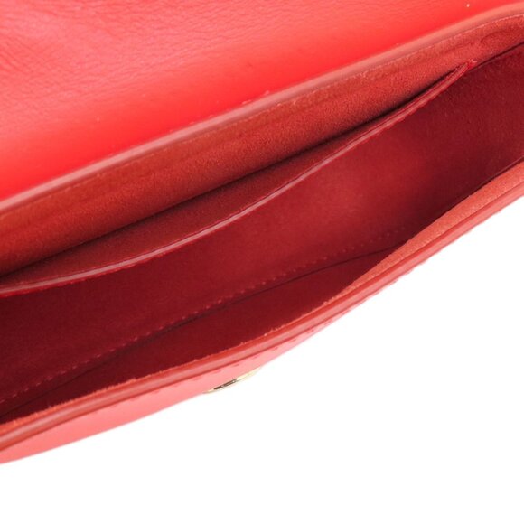 GIVENCHY Red Leather Shoulder Bag - Picture 5 of 11